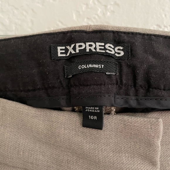 Women’s tan / brown/ khaki Express columnist pants - Picture 3 of 3